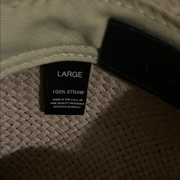 Janessa Leone straw packable hat - Picture 4 of 7